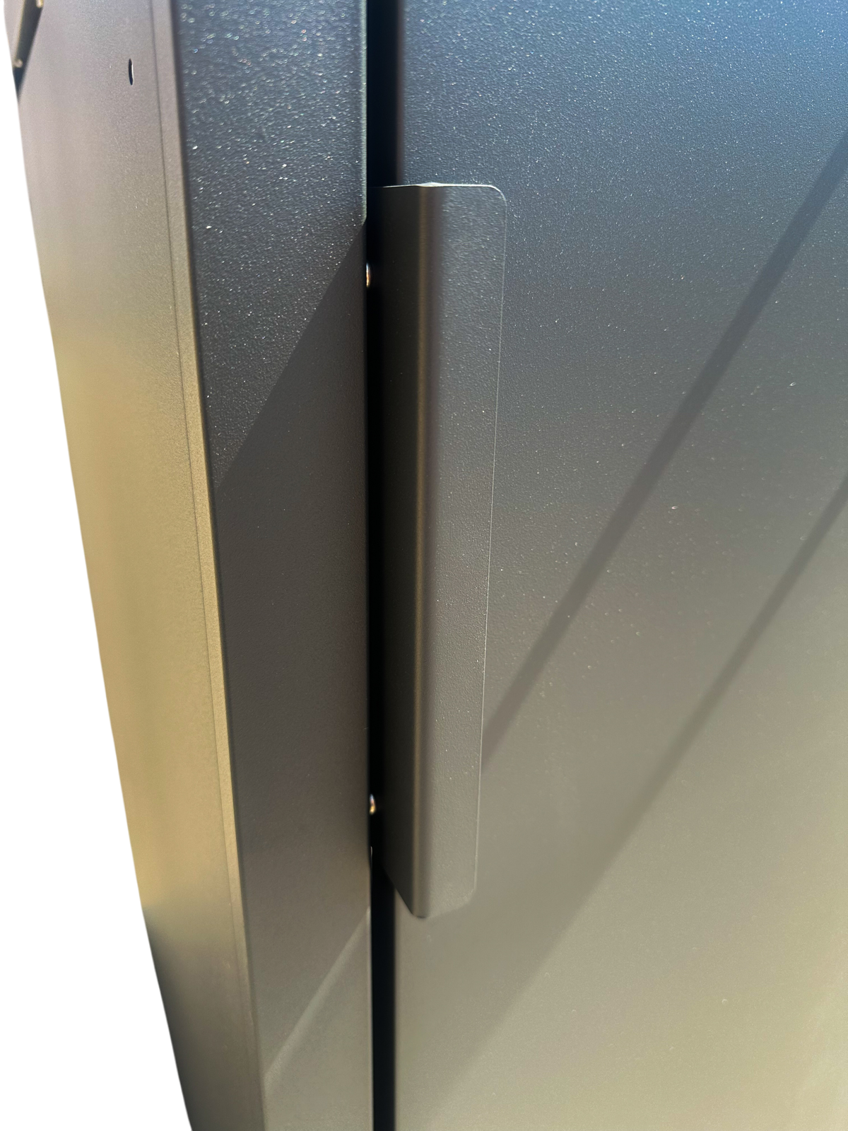 Anthracite Single Solid Panel Wheelie Bin Storage