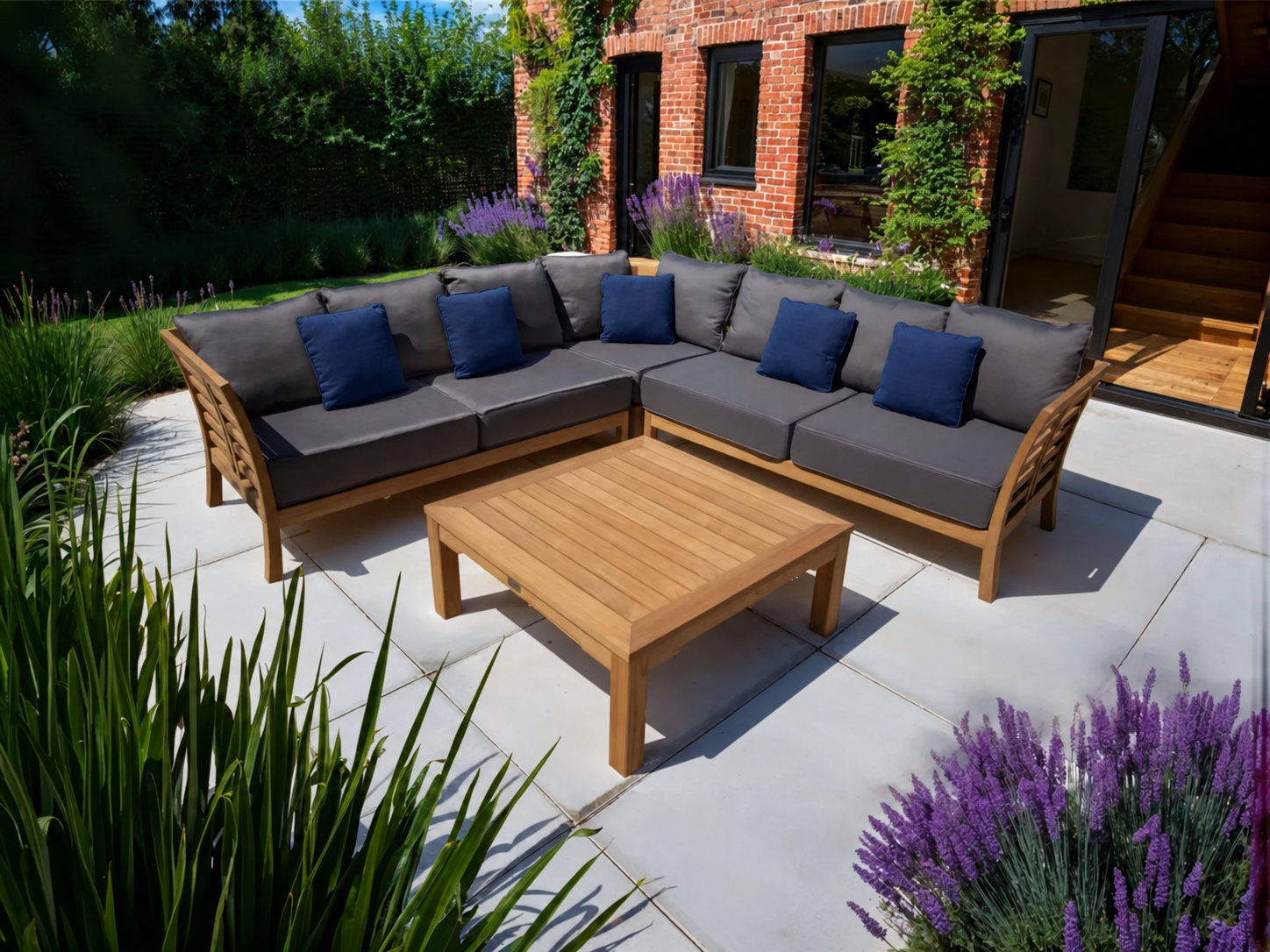 Paris Teak Corner Unit | FSC® Certified
