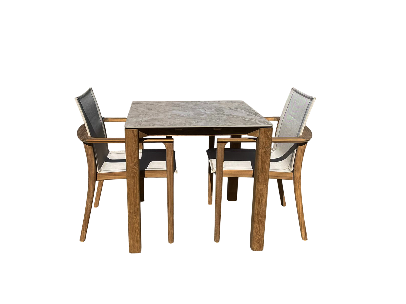 TNT Faro Teak Dining Set | 2 Chair
