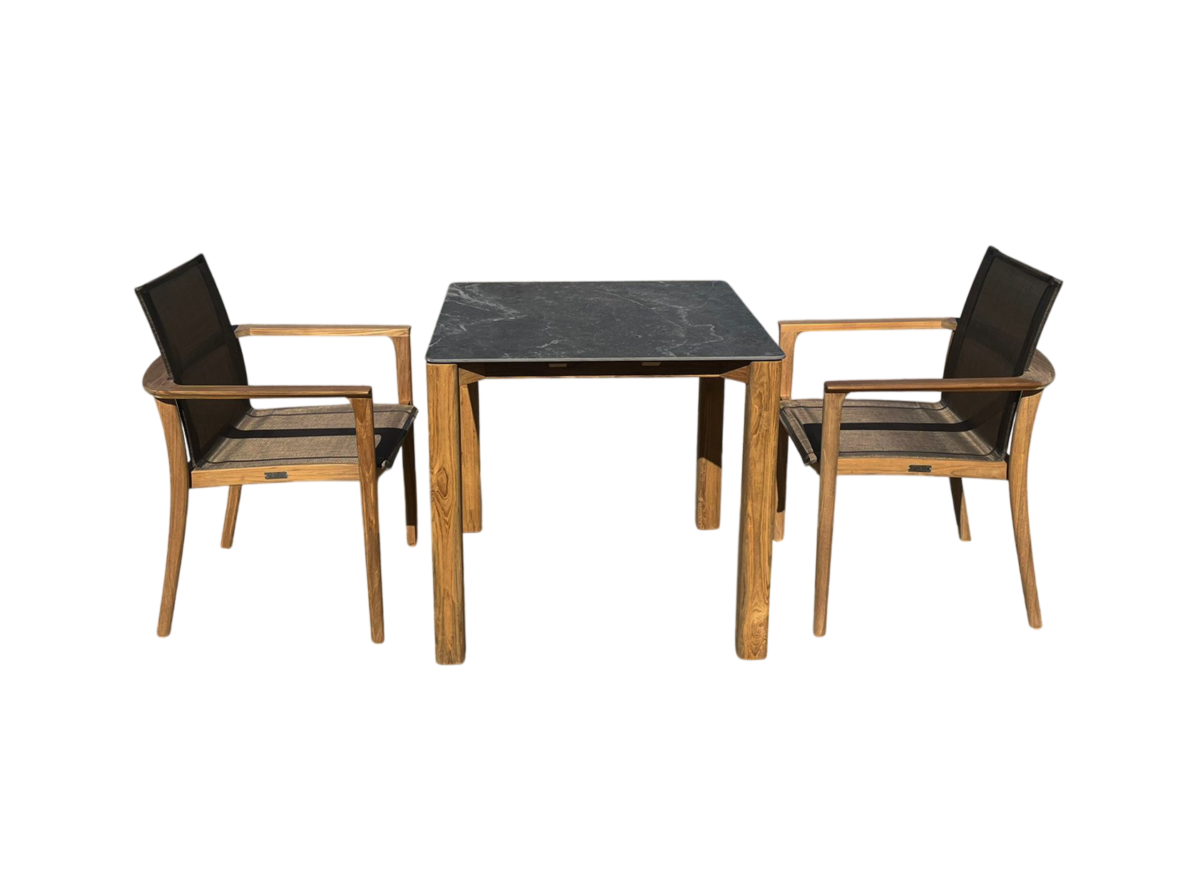 TNT Faro Teak Dining Set | 2 Chair