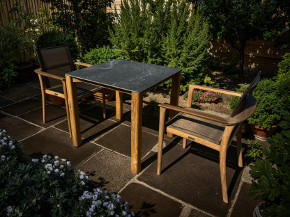 TNT Faro Teak Dining Set | 2 Chair