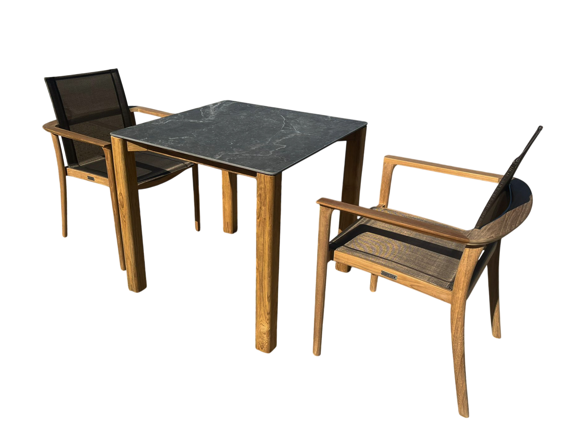 TNT Faro Teak Dining Set | 2 Chair