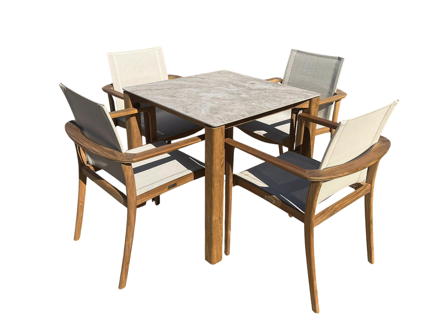 TNT Faro Teak Dining Set | 4 Chair