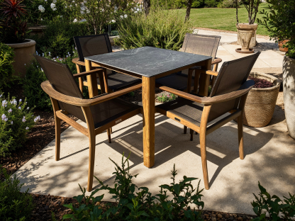 TNT Faro Teak Dining Set | 4 Chair