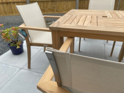 Windsor 90cm Table & 4 TNT Deluxe Stacking Chairs | FSC® Certified
