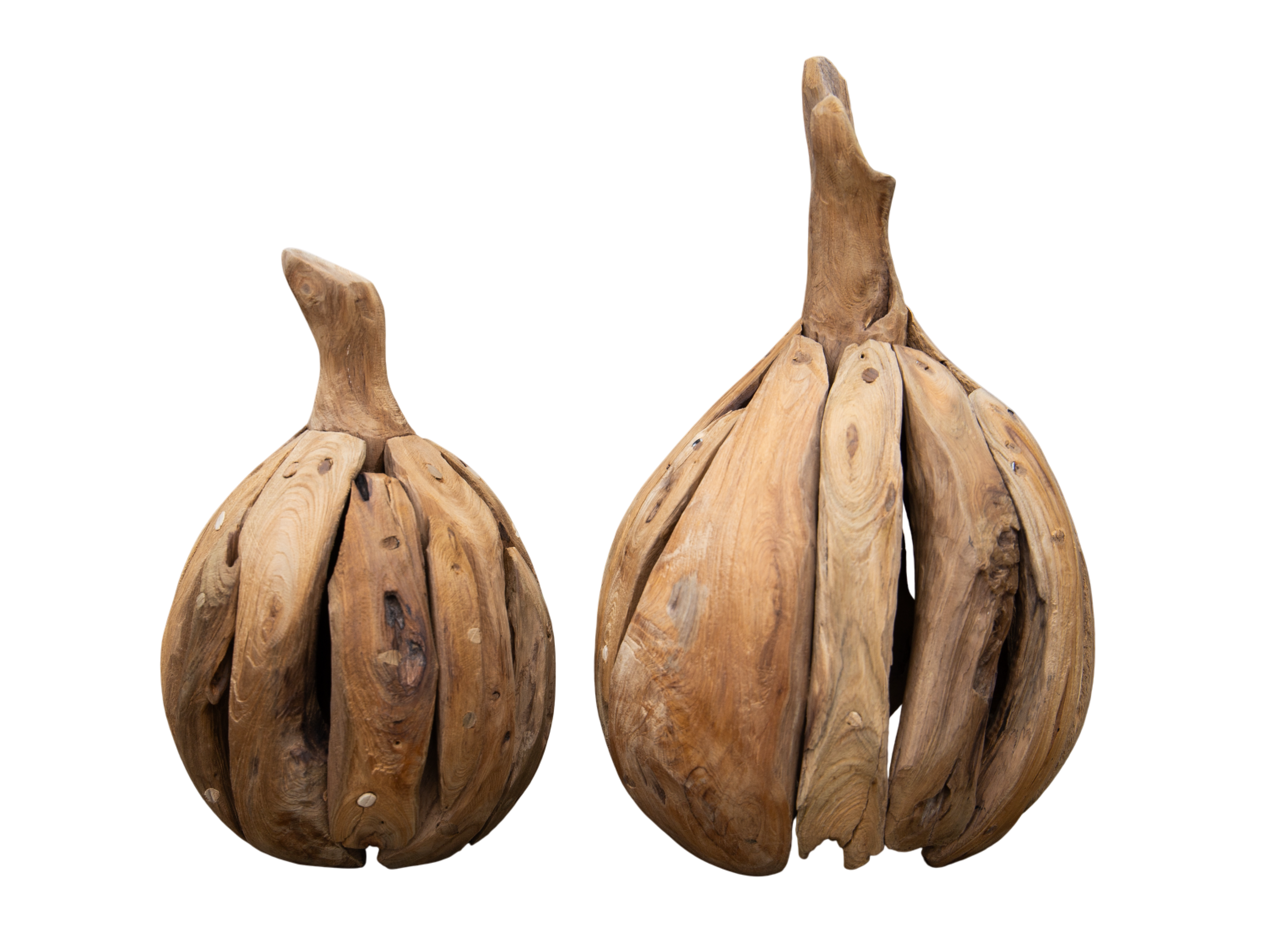 Lingara Teak Root Pear Ornament | Large & Small-Garden Furniture Centre-Root,Indoor Accessories,Conservatory,Accessories,Ornaments,Wooden Garden Ornaments,48Hour Dispatch-{collection_title}