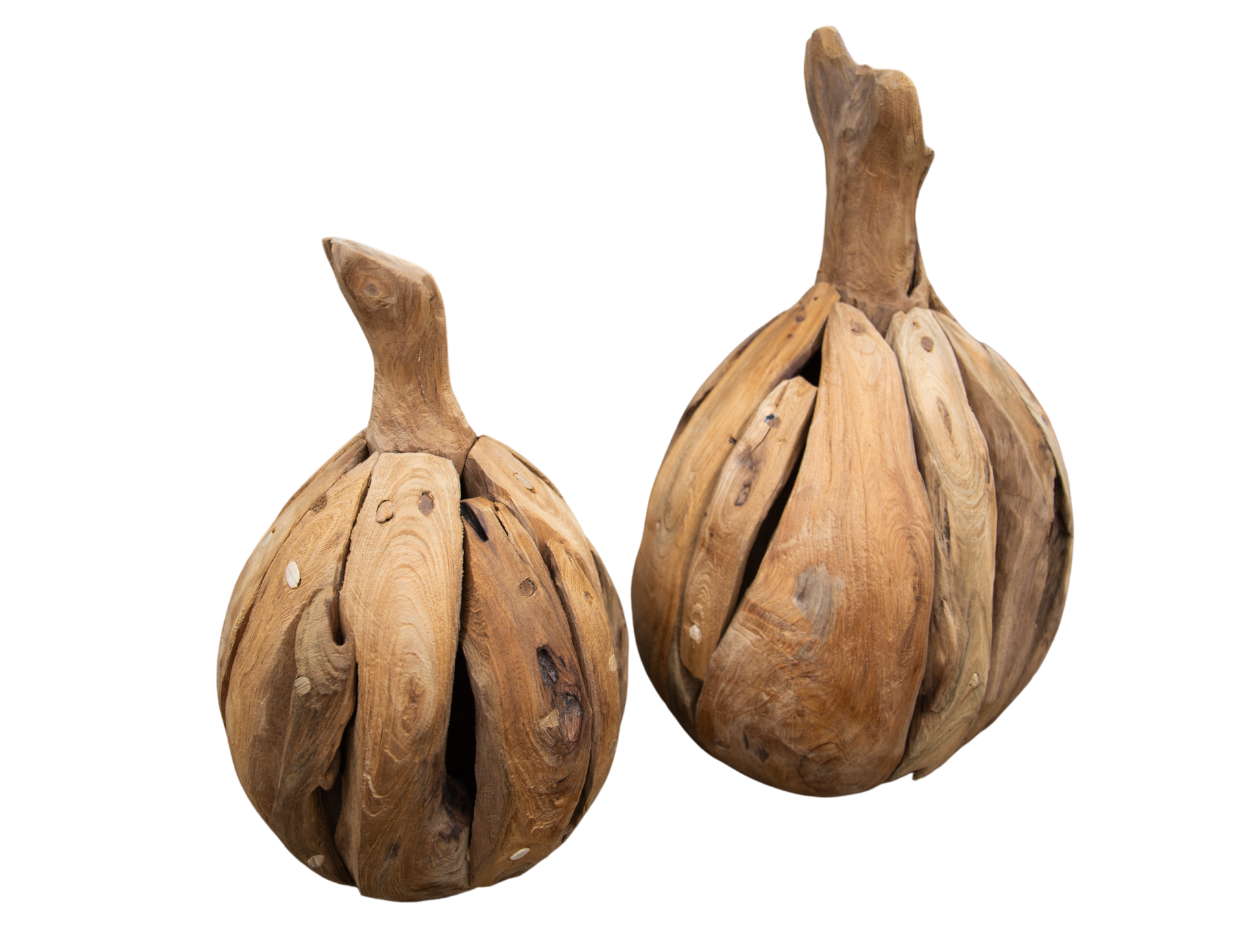 Lingara Teak Root Pear Ornament | Large & Small-Garden Furniture Centre-Root,Indoor Accessories,Conservatory,Accessories,Ornaments,Wooden Garden Ornaments,48Hour Dispatch-{collection_title}