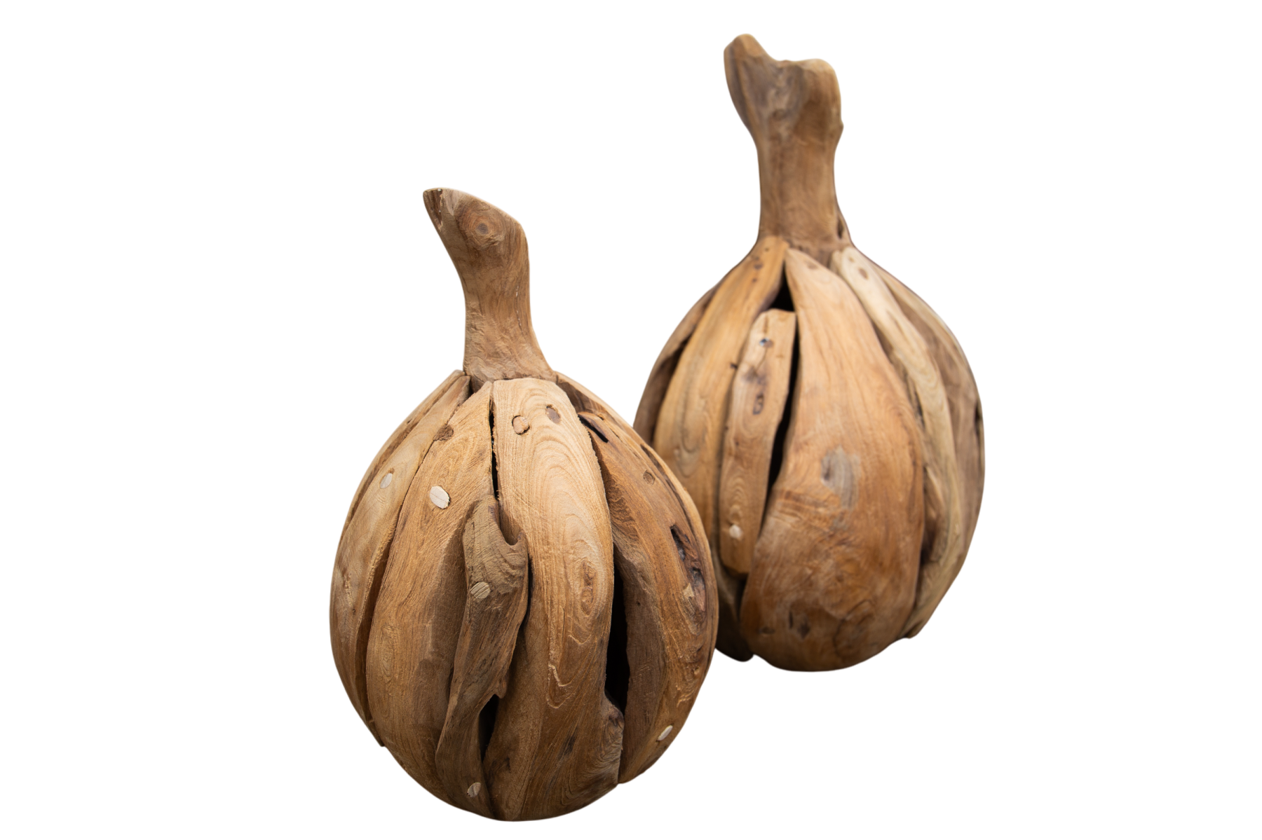 Lingara Teak Root Pear Ornament | Large & Small-Garden Furniture Centre-Root,Indoor Accessories,Conservatory,Accessories,Ornaments,Wooden Garden Ornaments,48Hour Dispatch-{collection_title}