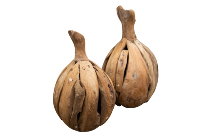 Lingara Teak Root Pear Ornament | Large & Small-Garden Furniture Centre-Root,Indoor Accessories,Conservatory,Accessories,Ornaments,Wooden Garden Ornaments,48Hour Dispatch-{collection_title}