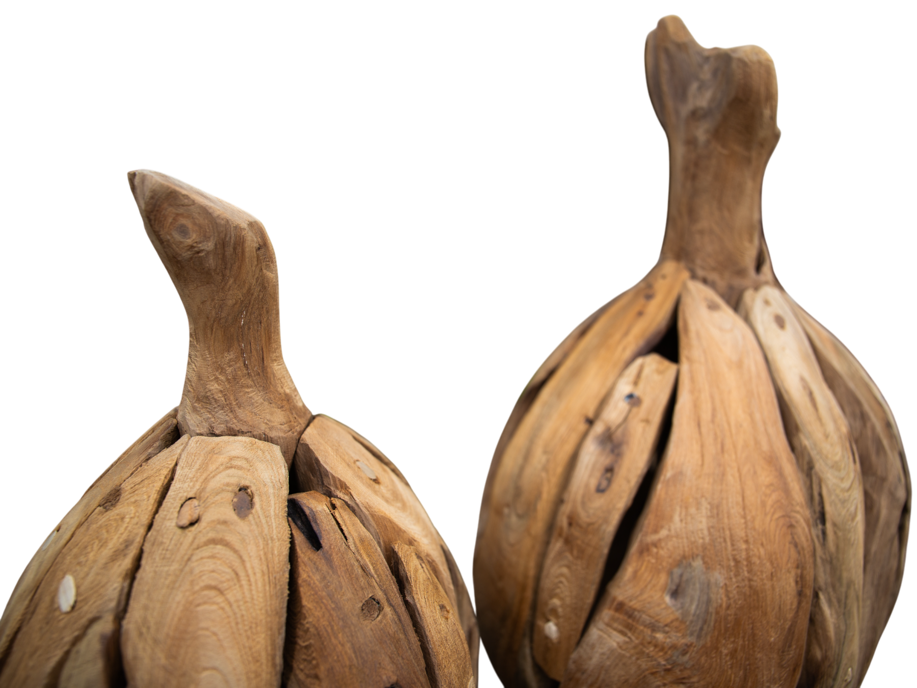 Lingara Teak Root Pear Ornament | Large & Small-Garden Furniture Centre-Root,Indoor Accessories,Conservatory,Accessories,Ornaments,Wooden Garden Ornaments,48Hour Dispatch-{collection_title}