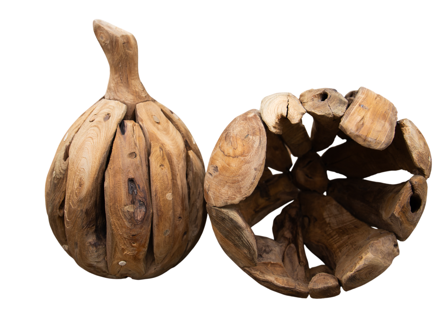 Lingara Teak Root Pear Ornament | Large & Small-Garden Furniture Centre-Root,Indoor Accessories,Conservatory,Accessories,Ornaments,Wooden Garden Ornaments,48Hour Dispatch-{collection_title}