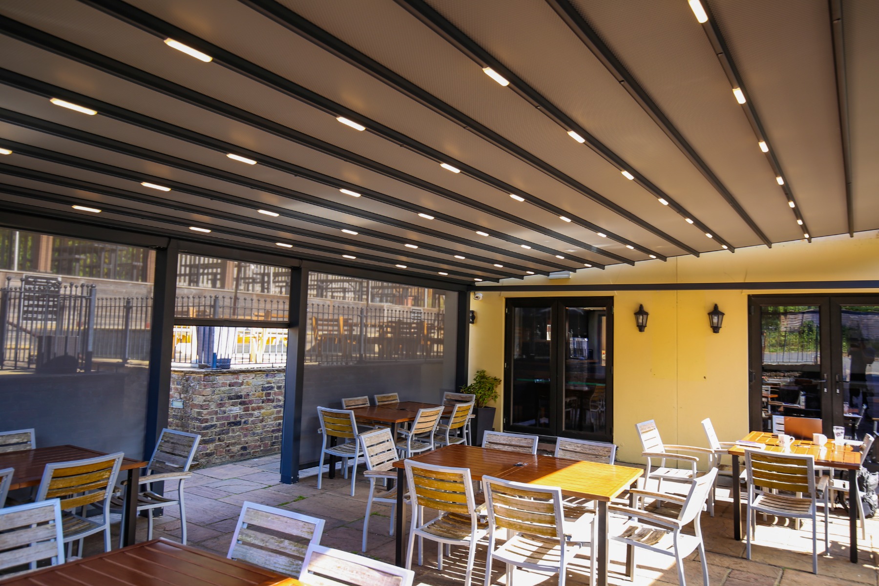 Transform your outdoor space with our Luna Retractable Awning!