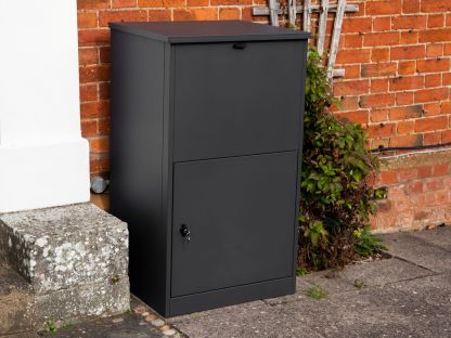 Top Opening Lockable Home Parcel Box | Anthracite