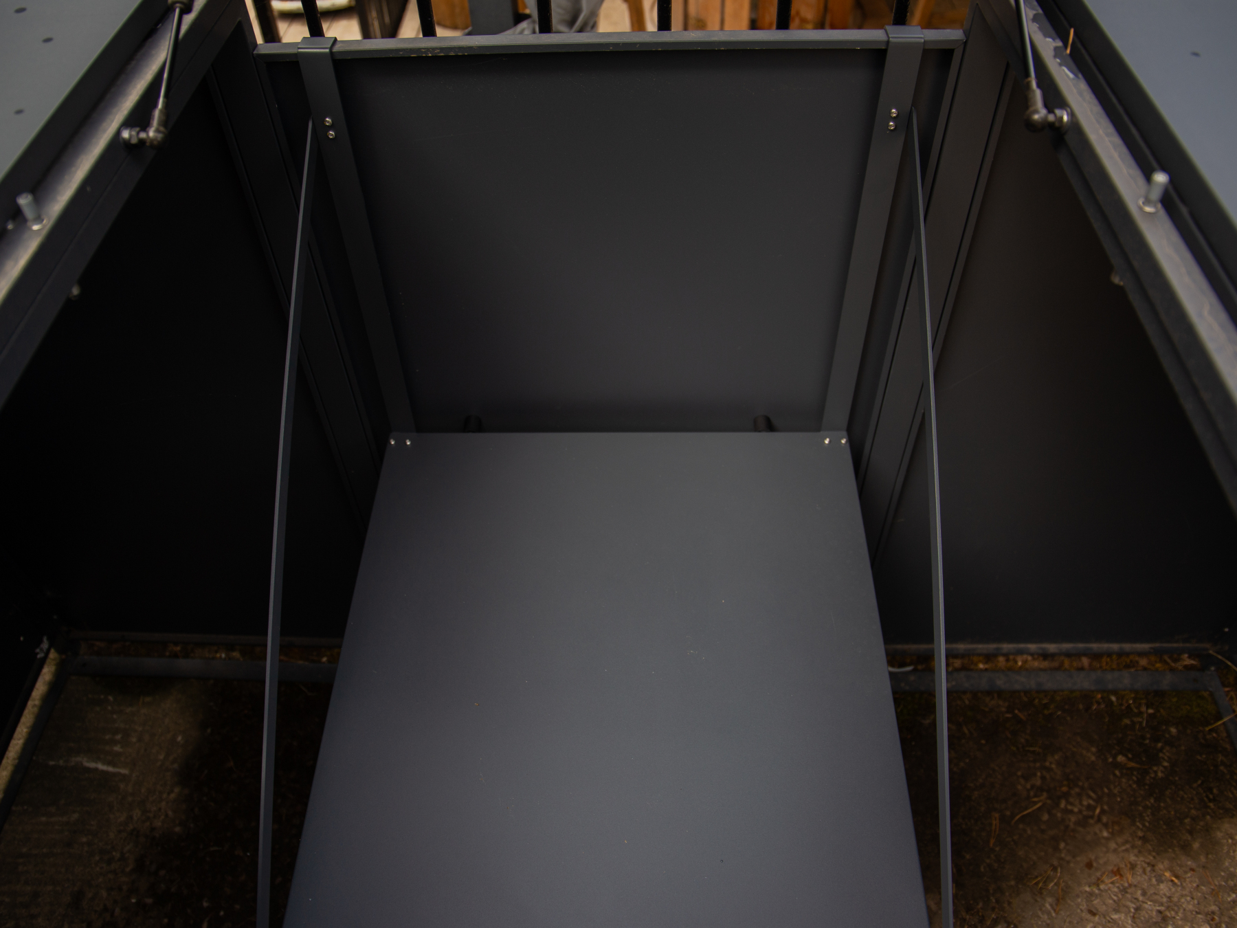 Universal Shelf | Wheelie Bin Covers-Garden Furniture Centre-LowRange,Under 100,Top Opening,Planter,Wood Effect,Anthracite,Accessories,Wheelie Bin Covers,Wheelie Bin Storage-{collection_title}