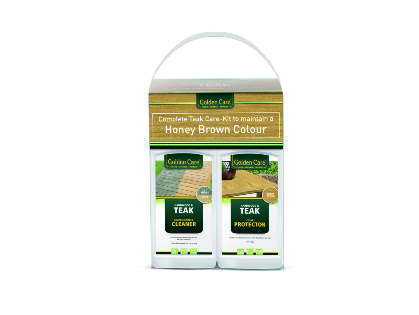 Golden Care 3-in-1 Teak Maintenance Care-Kit