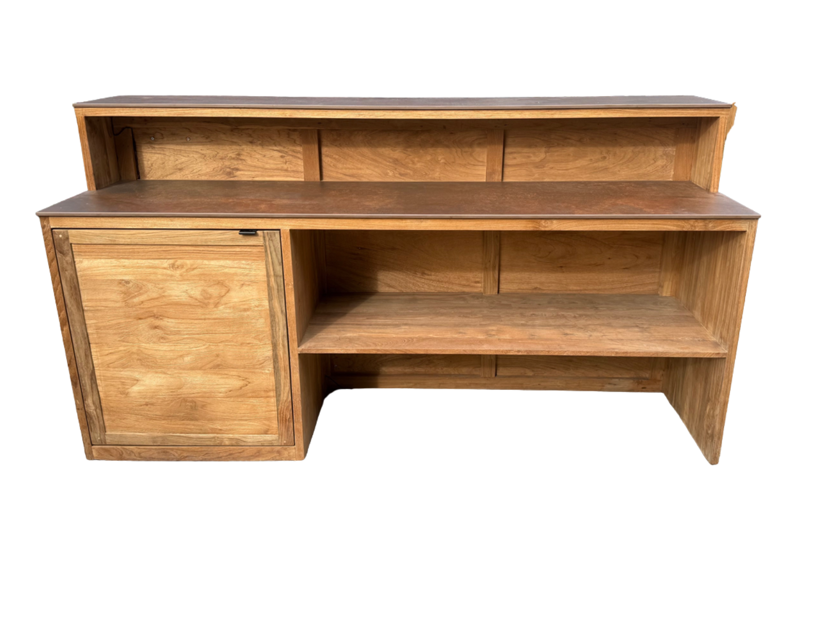 San Marino Teak and Ceramic Bar-Garden Furniture Centre-Showroom on Display,Bars & Bar Sets,Outdoor Furniture,Tables,Teak Tables,Bars-{collection_title}