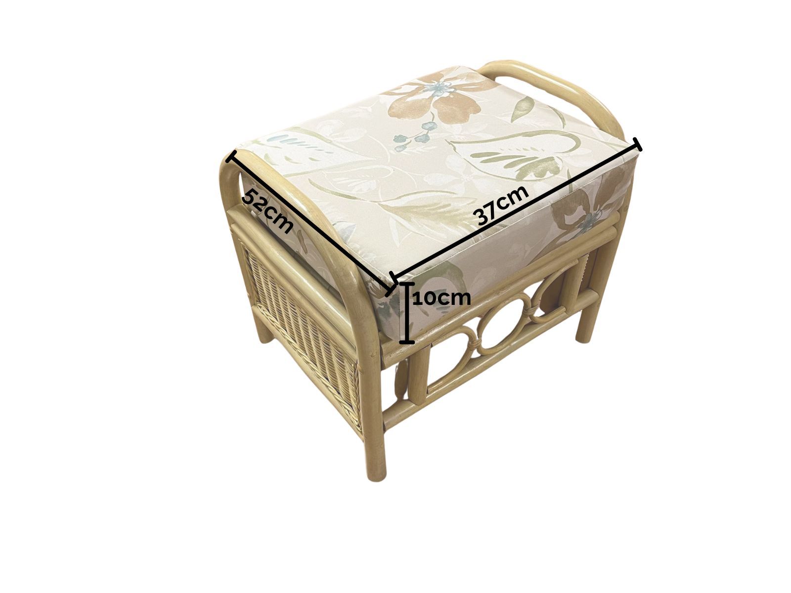 Upton Footstool | Replacement Cushion-Garden Furniture Centre-48Hour Dispatch,LowRange,Under 100,Conservatory,Conservatory Furniture Cushions-{collection_title}