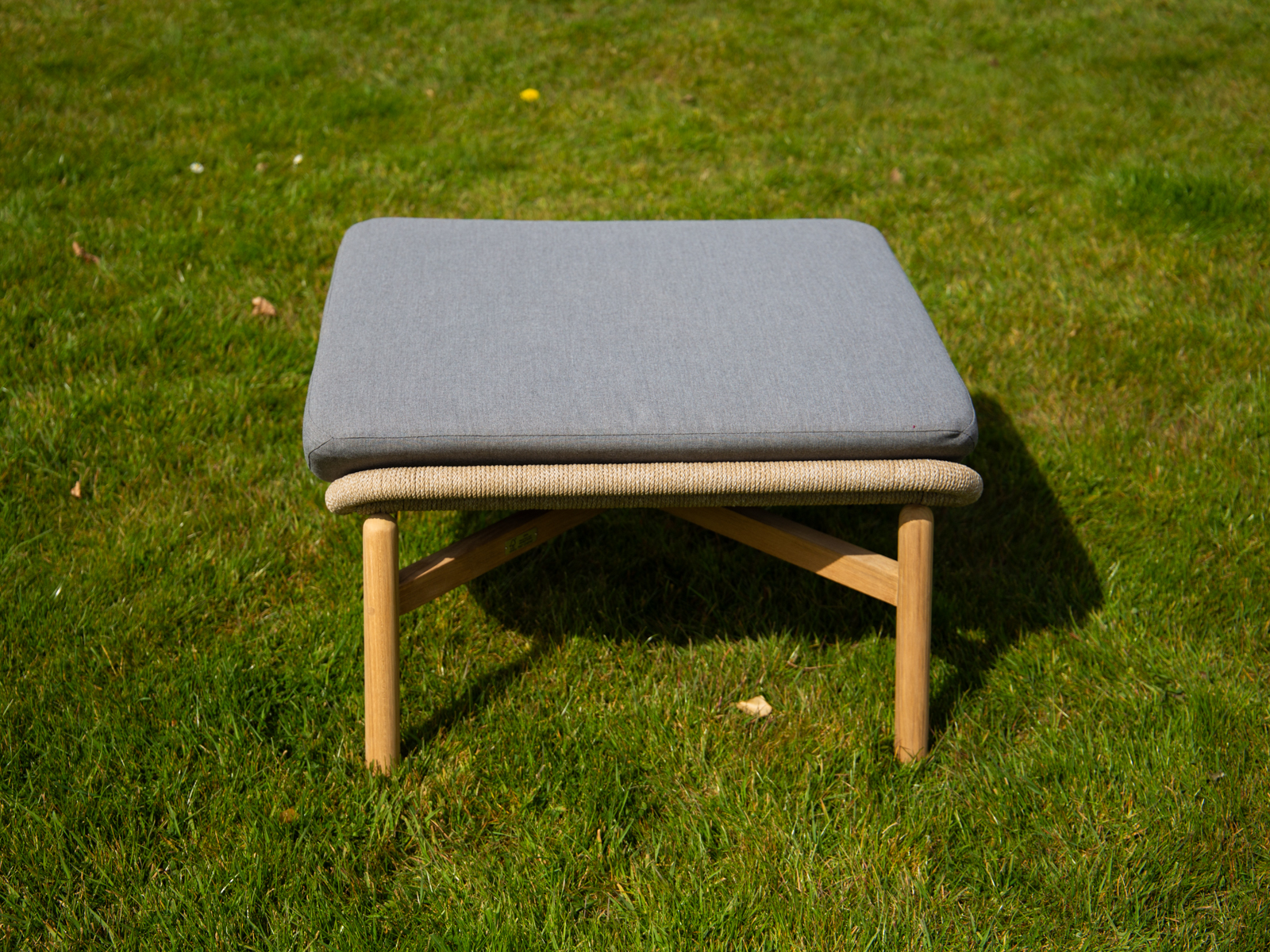 Vienna Rope Footstool-Garden Furniture Centre-LowRange,Swing Seats & Lounge Chairs,Swing Seats,Outdoor Furniture,Outdoor Lounging-{collection_title}