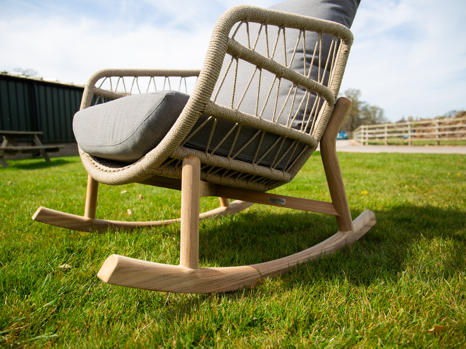 Vienna Rope Rocker Chair-Garden Furniture Centre-MidInstock,instock,MidRange,Outdoor Furniture,Outdoor Lounging,Swing Seats & Lounge Chairs-{collection_title}