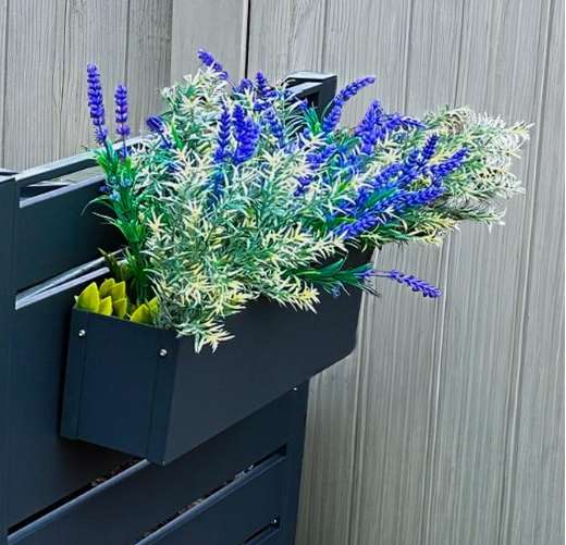 Galvanized Steel Wheelie Bin Screen | Triple-Garden Furniture Centre-MidInstock,instock,MidRange,Accessories,Wheelie Bin Covers,Wheelie Bin Screens-{collection_title}