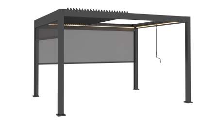 Neptune 3 x 4m LED Retractable Roof Gazebo 