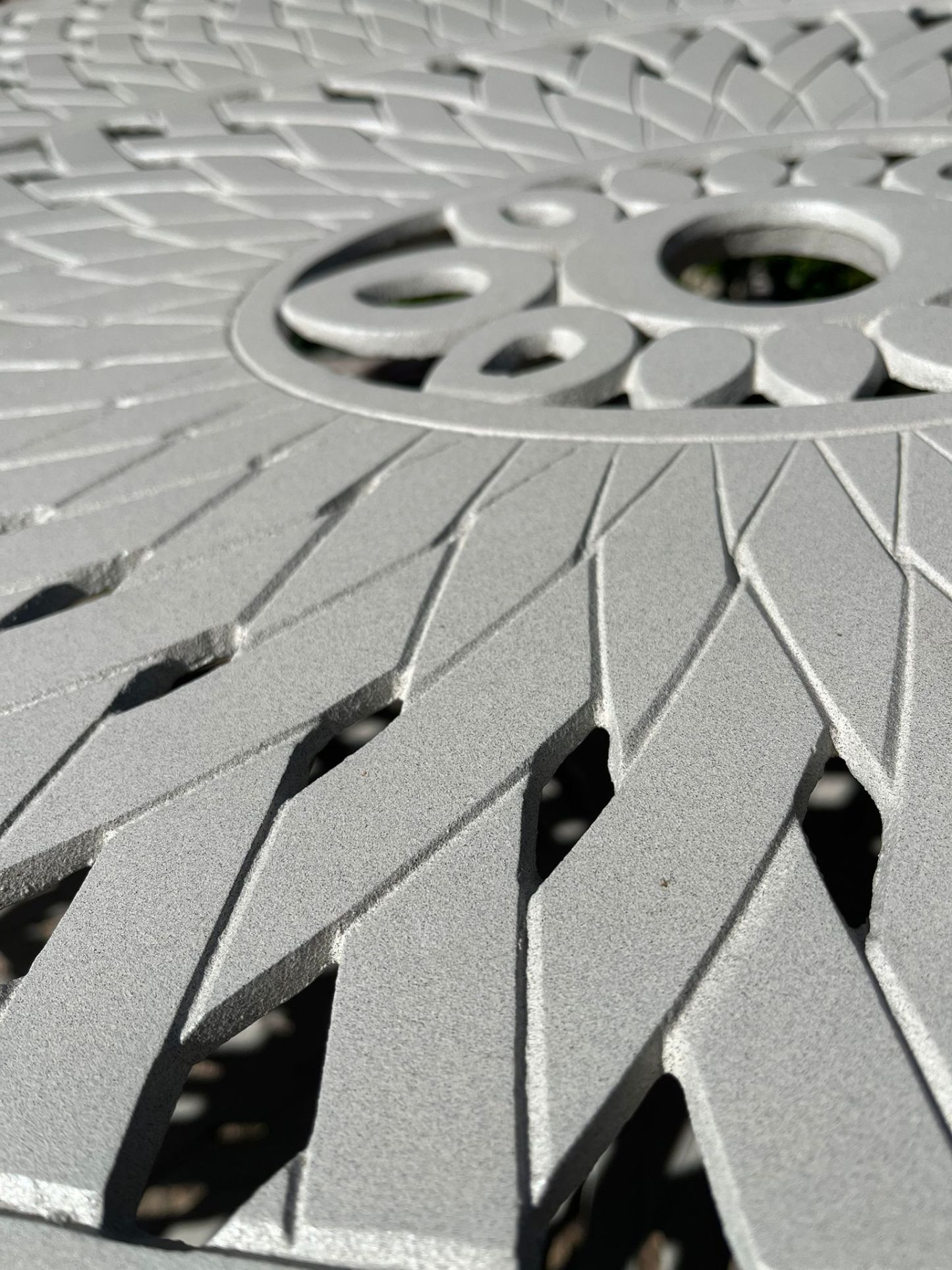 Tudor Oval Aluminium Table | 2.4m X 1.2m-Garden Furniture Centre-HighRange,Metal,Outdoor Furniture,Metal Furniture,Tudor Range,Casino & Leaf Range,Sale,Ex-Display,Showroom exdis-{collection_title}