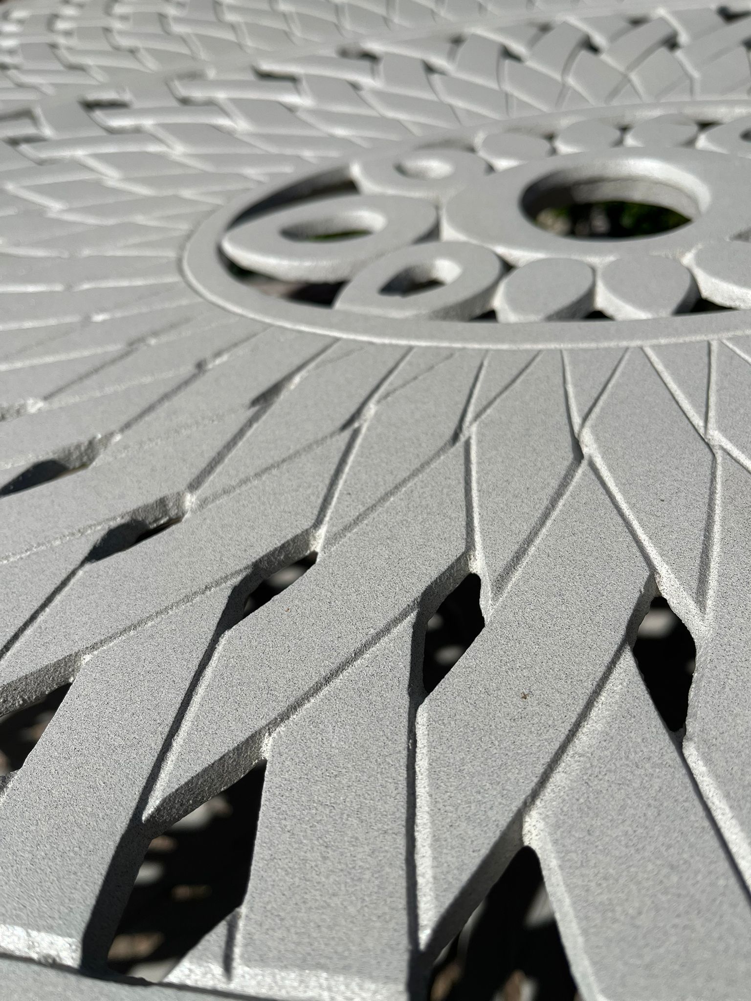 Tudor Oval Aluminium Table | 2.4m X 1.2m-Garden Furniture Centre-HighRange,Metal,Outdoor Furniture,Metal Furniture,Tudor Range,Casino & Leaf Range,Sale,Ex-Display,Showroom exdis-{collection_title}