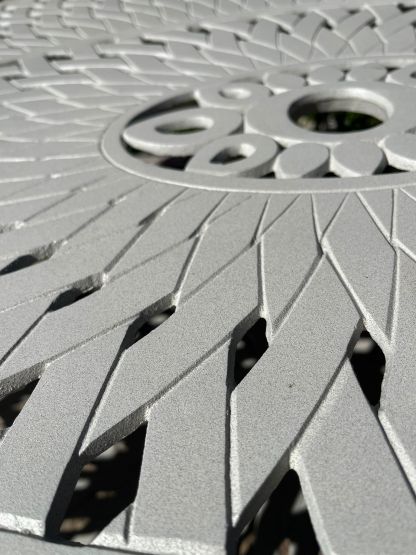 Tudor Oval Aluminium Table | 2.4m X 1.2m-Garden Furniture Centre-HighRange,Metal,Outdoor Furniture,Metal Furniture,Tudor Range,Casino & Leaf Range,Sale,Ex-Display,Showroom exdis-{collection_title}