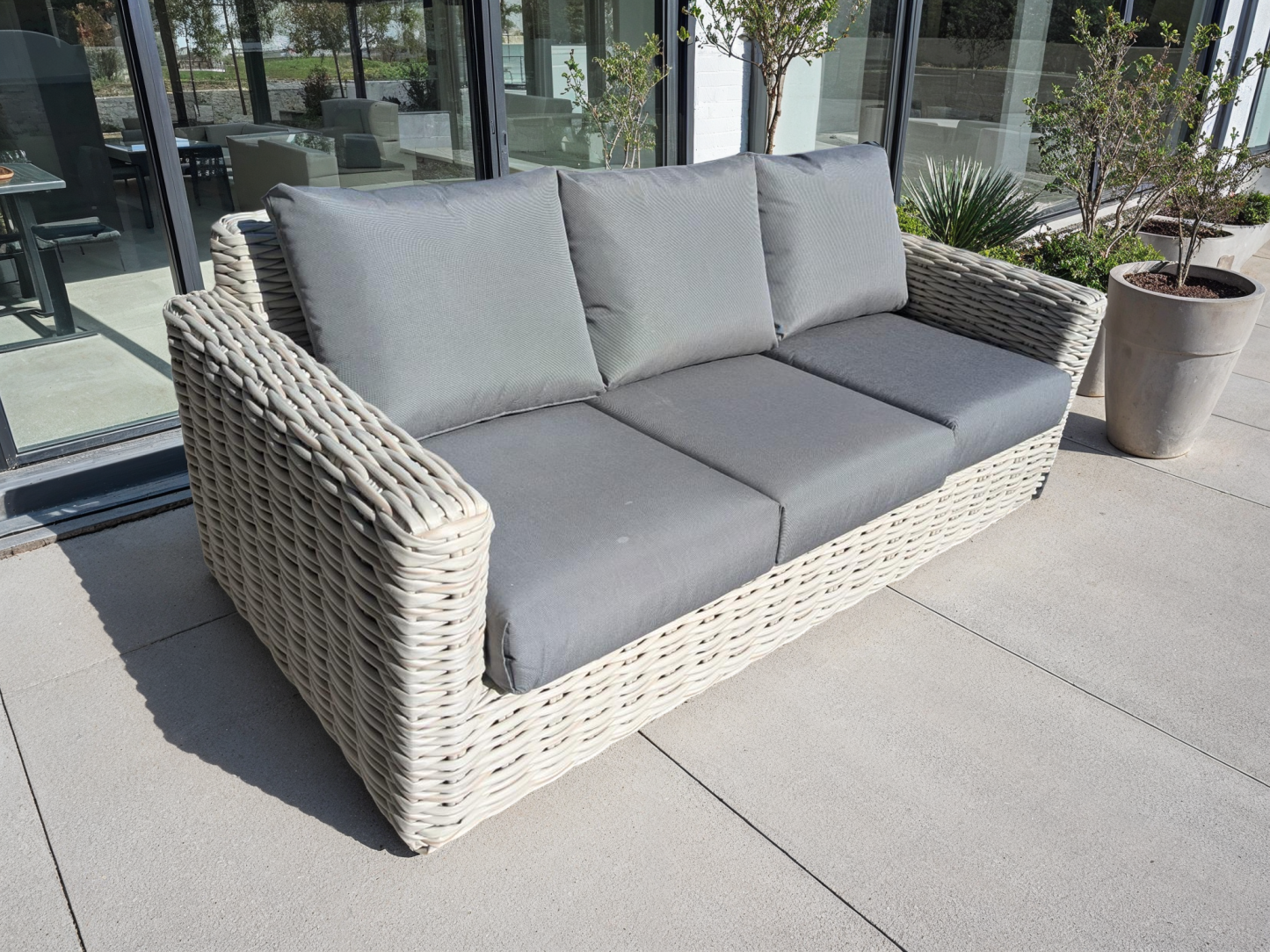 Fiji 3 Seater Sofa Bianco | Limited Edition-Garden Furniture Centre-Outdoor Furniture,Fiji Range,Outdoor Sale,Sofa,Fiji,Sale-{collection_title}
