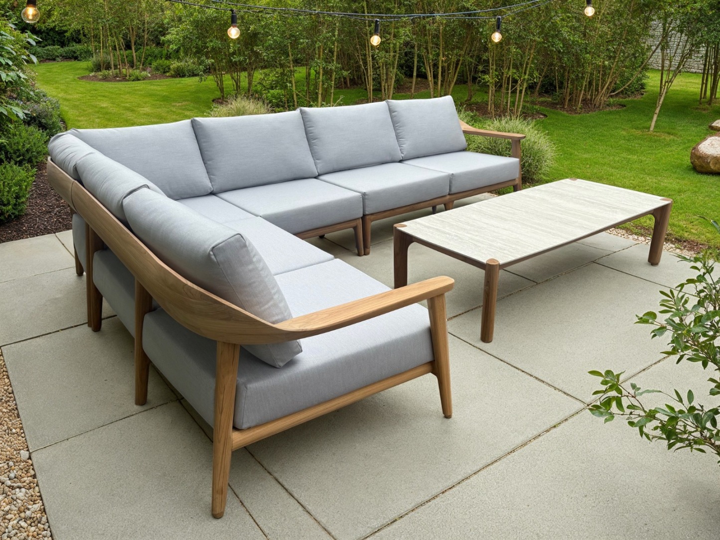 Veluta Curve Corner Unit | FSC® Certified-Garden Furniture Centre-Sofa,Corner Lounge Units,Outdoor Lounging,Outdoor Furniture-{collection_title}