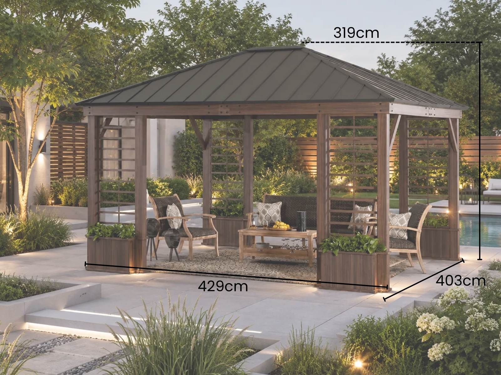 Winchester Hard Top Gazebo