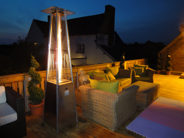 Stylish Athena Gas Patio Heater