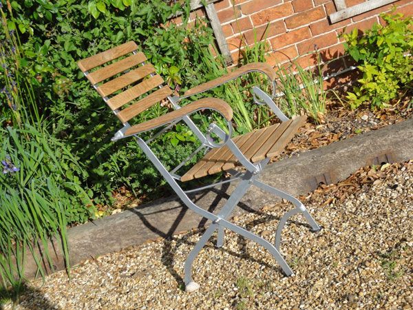 Clarence Folding Armchair | FSC® Certified-Garden Furniture Centre-LowRange,Outdoor Dining,Dining Chair,Outdoor Furniture,Teak Garden Furniture,FSC®,Balcony & Duo Sets,Teak,Teak Chairs-{collection_title}