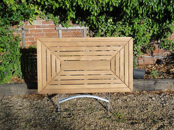 Clarence Folding Rectangular Table | FSC® Certified-Garden Furniture Centre-MidInstock,instock,MidRange,Dining Table,Outdoor Dining,Outdoor Furniture,Teak Garden Furniture,FSC®,Balcony & Duo Sets,Teak,Tables,Teak Tables-{collection_title}