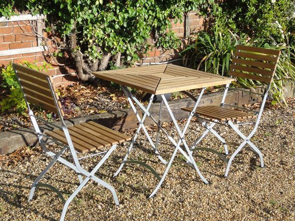 Clarence Two Chair Dining Set | FSC® Certified-Garden Furniture Centre-MidInstock,instock,MidRange,Tables,Dining Set,Teak,Outdoor Furniture,FSC®,Outdoor Dining,Balcony & Duo Sets-{collection_title}