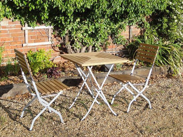 Clarence Two Chair Dining Set | FSC® Certified-Garden Furniture Centre-MidInstock,instock,MidRange,Tables,Dining Set,Teak,Outdoor Furniture,FSC®,Outdoor Dining,Balcony & Duo Sets-{collection_title}