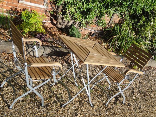 Clarence Luxury Two Chair Dining Set | FSC® Certified-Garden Furniture Centre-MidInstock,instock,MidRange,Tables,Dining Set,Teak,Outdoor Furniture,Teak Garden Furniture,FSC®,Outdoor Dining,Balcony & Duo Sets-{collection_title}