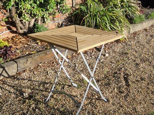 Clarence Folding Square Table | FSC® Certified-Garden Furniture Centre-LowRange,Dining Table,Outdoor Dining,Outdoor Furniture,Teak Garden Furniture,FSC®,Balcony & Duo Sets,Teak,Tables,Teak Tables-{collection_title}