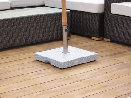 Parasol Base Burnt Stone Effect - 40kg