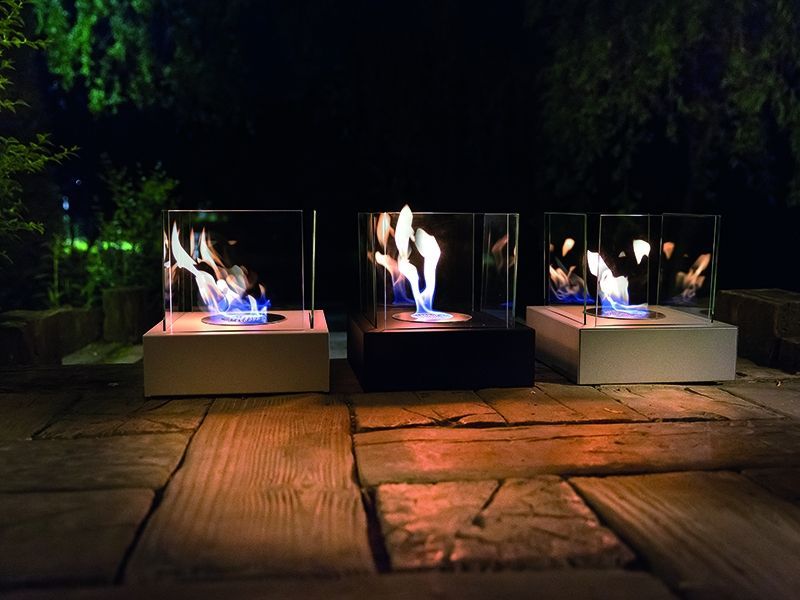 Tango White Free Standing | Bio Fireplaces-Garden Furniture Centre-LowRange,Under 100,Accessories,Fire Pits & BBQ's,Kratki Bio Fireplaces-{collection_title}