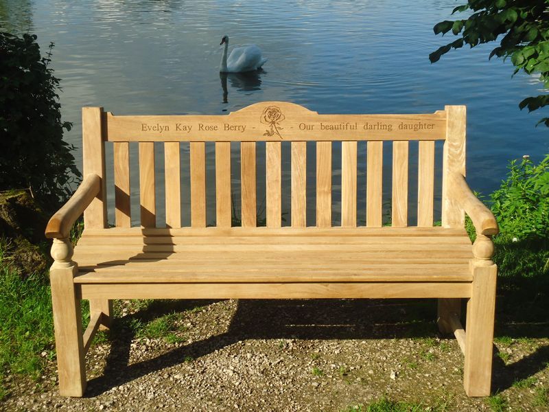 Teak Windsor Bench 