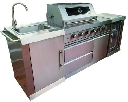 Premium Four Burner Kitchen BBQ | Norfolk Grills