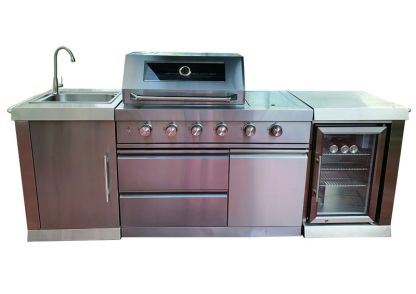 Premium Four Burner Kitchen BBQ | Norfolk Grills
