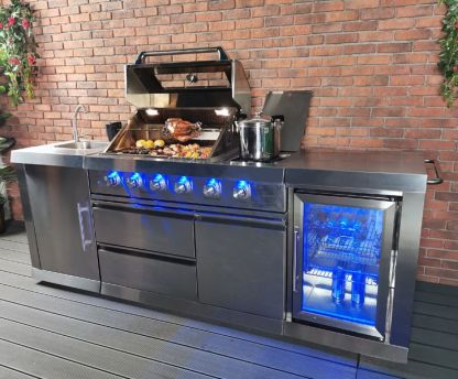 Premium Four Burner Kitchen BBQ | Norfolk Grills