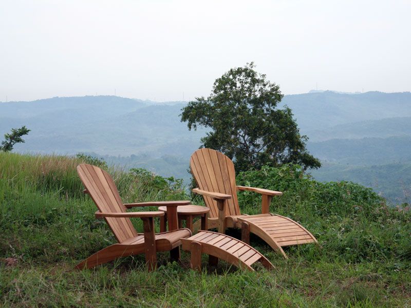 Adirondack Chair & Footstool