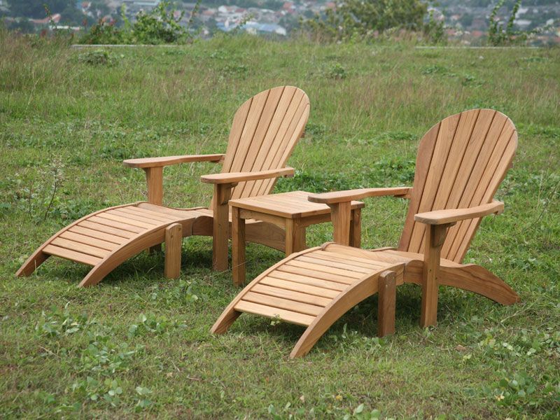 Adirondack Chair & Footstool