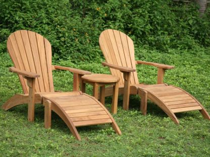 Adirondack Chair & Footstool