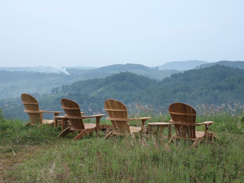Adirondack Chair & Footstool