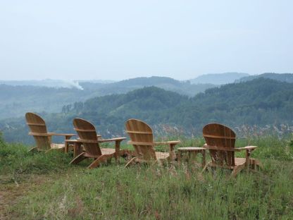 Adirondack Chair & Footstool