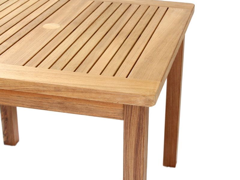 Adonis 90cm Square Table  -Garden Furniture Centre-MidInstock,instock,MidRange,Dining Table,Teak,Tables,Teak Tables,Outdoor Furniture,Teak Garden Furniture,Outdoor Dining-{collection_title}
